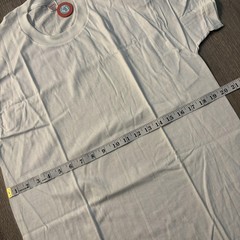 Jockey Shirt Mens Large White Power Knit Blank Tee T-Shirt Crewneck USA