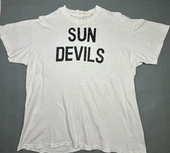 Vintage Arizona Sun Devils Shirt 70s Stedman Hi-cru Mens XL NCAA *READ