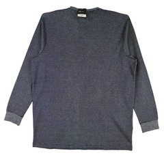 St. Johns Bay Men Super Soft Long Sleeve Crewneck Navy T-shirt Big/Tall 5XLT NWT