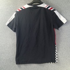 Eternity BC AD Shirt Mens L Black Red White Color Block Japan Katakana Motor 1