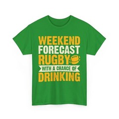 Funny Rugby T-Shirt | I’d Rather Be Playing Rugby Tee | Great Sports Gift