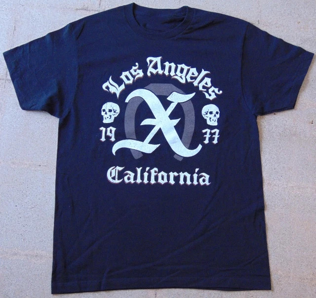 Retro X Band Los Angeles California Heavy Cotton Black S-5XL T Shirt EN820