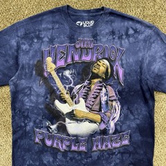 Men’s Liquid Blue T-Shirt XL Jimi Hendrix 60s Psych Rock Guitar Legend Blues