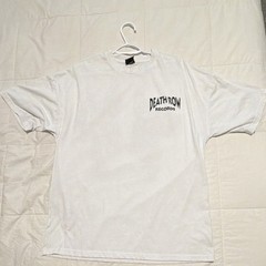 Death Row Records Doberman White Double-Sided Graphic Men’s Cotton Tee
