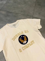 Double RL Ralph Lauren Graphic T Shirt Cream Cotton Size M