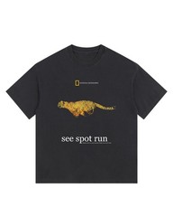 Nat Geo Graphic Tee Cheetah See Spot Run 2000 39 s Vintage