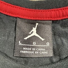 Jordan Shirt Mens Large Black Jumpman Embroidered Logo Cotton Tee 749475-010