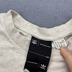 Alexander Wang x Adidas Men’s XL Boxy Oversized Graphic Tee Grey Pro Flex