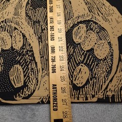 Heads Or Tails T-Shirt Size M Black Rhinestone Teddy Bear Goth Grunge Bling