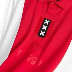 Adidas Ajax Amsterdam Anniversary Jersey White Red JF6340 Slim Fit Multi Size