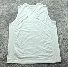 Jordan Shirt Mens XL White Jumpman Training Dri-FIT Tagless Polyester Sleeveless
