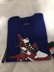 Nike Air Jordan Retro 1 OG FIRST IN FLIGHT CHICAGO J’s Blue Men’s T-Shirt L,XL