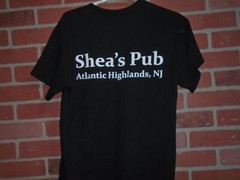 SHEA’S PUB ATLANTIC HIGHLANDS NJ “THE MANHATTAN PROJECT”MENS TSHIRT-WORN ONCE