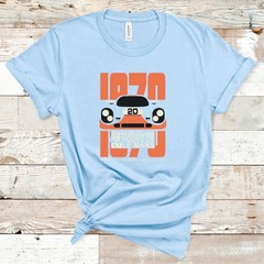 LeMans 1970 T-Shirt – Steve McQueen Tribute Tee with 917 Race Car Silhouette
