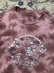 True Religion Men’s XL Buddha Logo Graphic Tee Red Pink Tie Dye T-Shirt