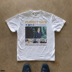 Japanese Aesthetic Vintage Graphic Shirt Minimal Streetwear Tee