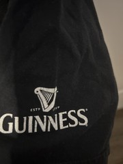 Guinness Ireland Graphic Print Black Crew Neck Short Sleeve T-Shirt Size M/L