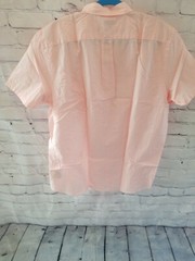 Goodthreads Men’s Short Sleeved Collar button Up XL Pink Brand NEW