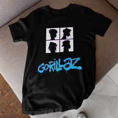 Animated Band Inspired Shirt Retro Music Graphic Tee Hip Hop Style