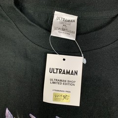 Ultraman Shirt Mens XL Tsuburaya Prod. Graphic Print Limited Edition Black *NEW