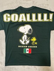 Peanuts Snoopy Mexico Soccer Men’s T-Shirt Size XL Goallll! New