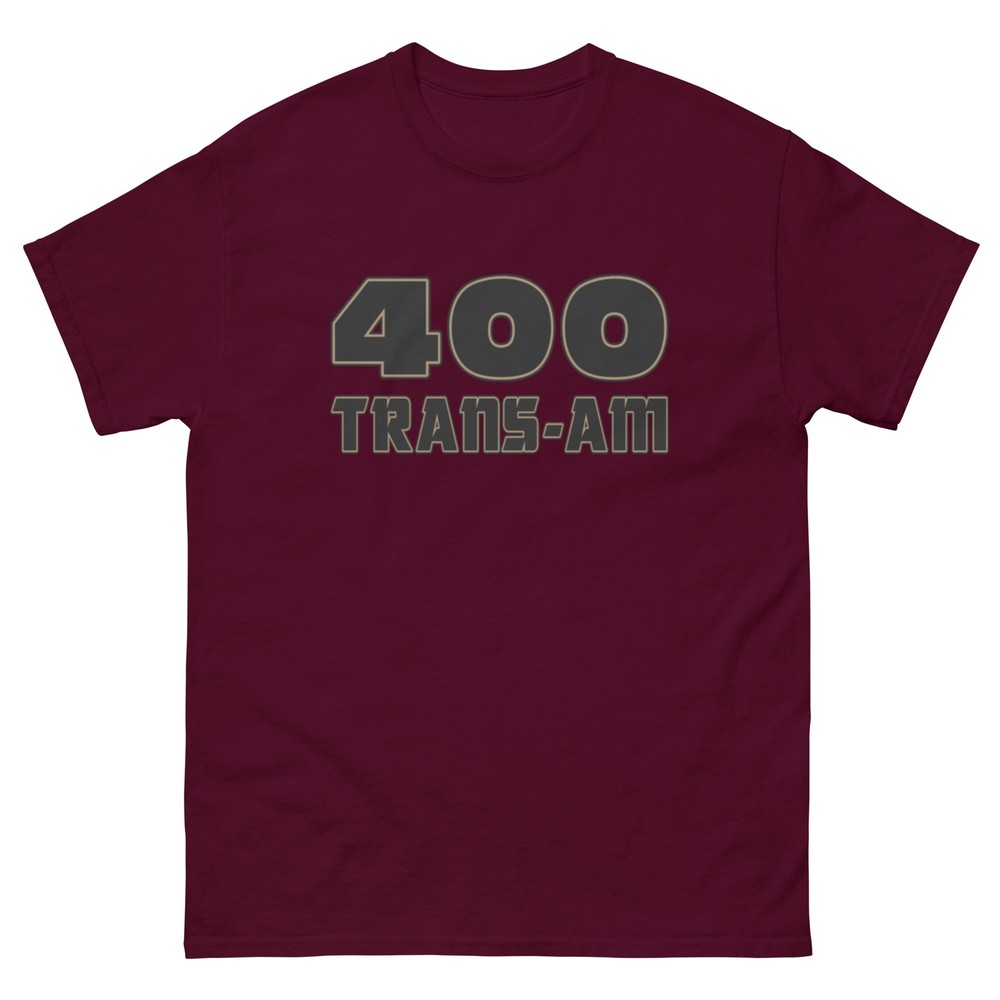 400 TRANS-AM T SHIRT sizes Small THRU 5XL choose from 10 COLORS!