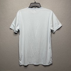 Cuts Mens Split-Hem T-Shirt Light Blue Pyca Pro Fabric M
