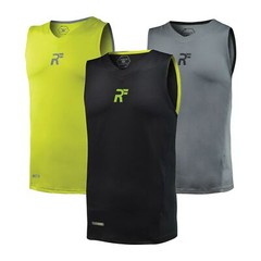 RunFlyte Men’s Hybrid Tank Top Training Running Fitness Workout Yoga Gym f1004