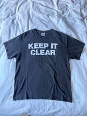 Y2K Keep It Clear Drugs Are Are You Great Escape Vintage T-Shirt Size L Black