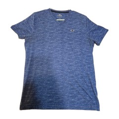 Hollister V-Neck Tee Must-Have Collection Feathered Blue Mens Sz L