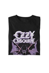 Ozzy Osbourne Purple Bat Officially Licensed Mens T Shirt Black