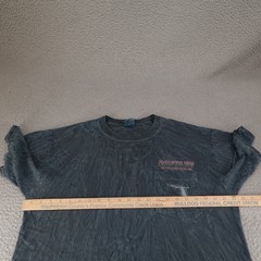 Daytona Bike Week Shirt Mens Large Gray Y2K Wolf Feathers Motorcycle Biker
