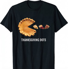 Thanksgiving Pie Slice Eater Funny Food T-shirt For Men Wome