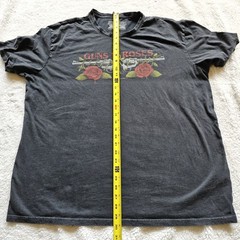 Guns N’ Roses Faded Black Graphic Tee Rock Band T-Shirt XXL lucky Brand Grunge