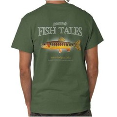 Gill McFinns Golden Trout Fisherman Fishing Womens or Mens Crewneck T Shirt Tee