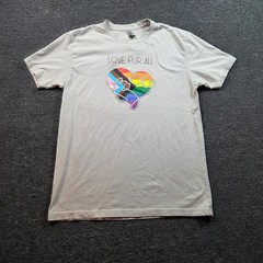 Next Level Apparel T Shirt Unisex M Love Fur All Pride Rainbow Dog Cat Graphic