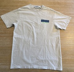 Union Los Angeles 30 Year Recordings T Shirt Size 2 Medium Vintage Light Bone