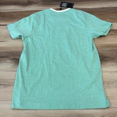Ben Sherman Target Logo T-Shirt Mens M Absinthe Green Cotton Blend Ringer Tee