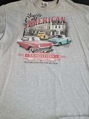 QUALITY THE AMERICAN TRADITION OF EXCELLENCE Shirt Mens XL Classic Cars Trucks