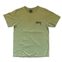 Stussy Shirt Mens Small Green Graphic Streetwear Skater Y2K