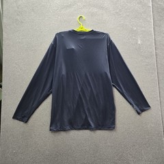 Hang Ten Men Shirt XL Navy Surfing Co Logo Activewear Long Sleeve NWT