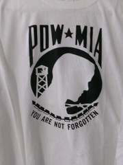 POW MIA You Are Not Forgotten T-Shirt Patriotic Shirt Long Sleeve WHITE Lot/11