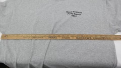 Dans Birthday Party Gras 2012 T Shirt Size 2XL Gray TF
