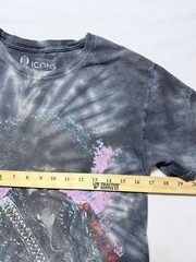 Stephen Fishwick Icons Jimi Hendrix Tee Tie Dye Small Graphic Band Rock Festival