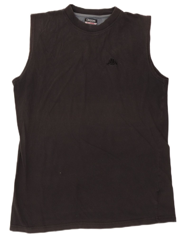 Kappa Mens Vest Top XL Black Cotton BV10