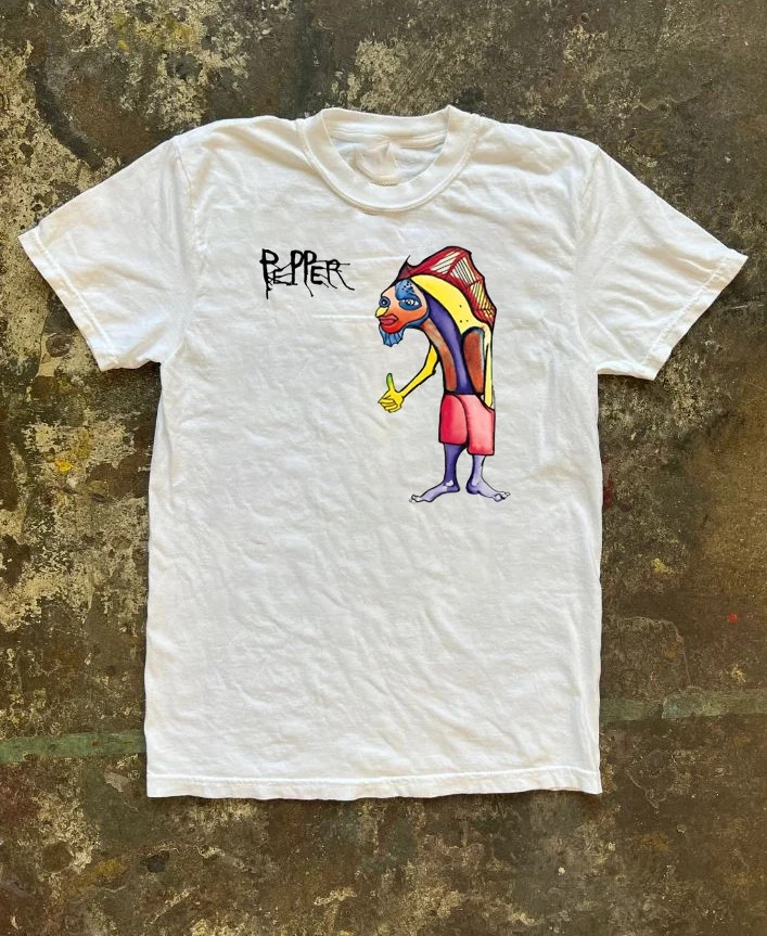 Pepper Band tour concert short sleeve white color classic shirt KV39904