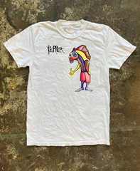 Pepper Band tour concert short sleeve white color classic shirt KV39904