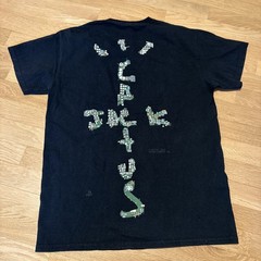 Cactus Jack Travis Scott Motherboard Playstation Logo T-Shirt Black Mens Small