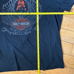2008 Harley Davidson Dubai UAE Dealer Tee Shirt Large Eagle Bar Shield Faded