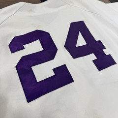 VTG 1960s King O’Shea Steichens Raiders #24 Baseball Jersey White Sports – 46